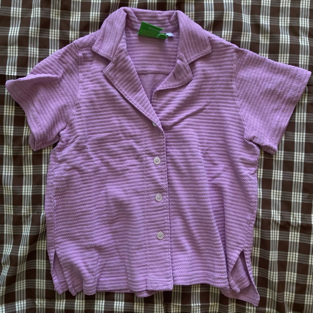 Big Bud Press Pantry Button-Up Honeycomb knit
